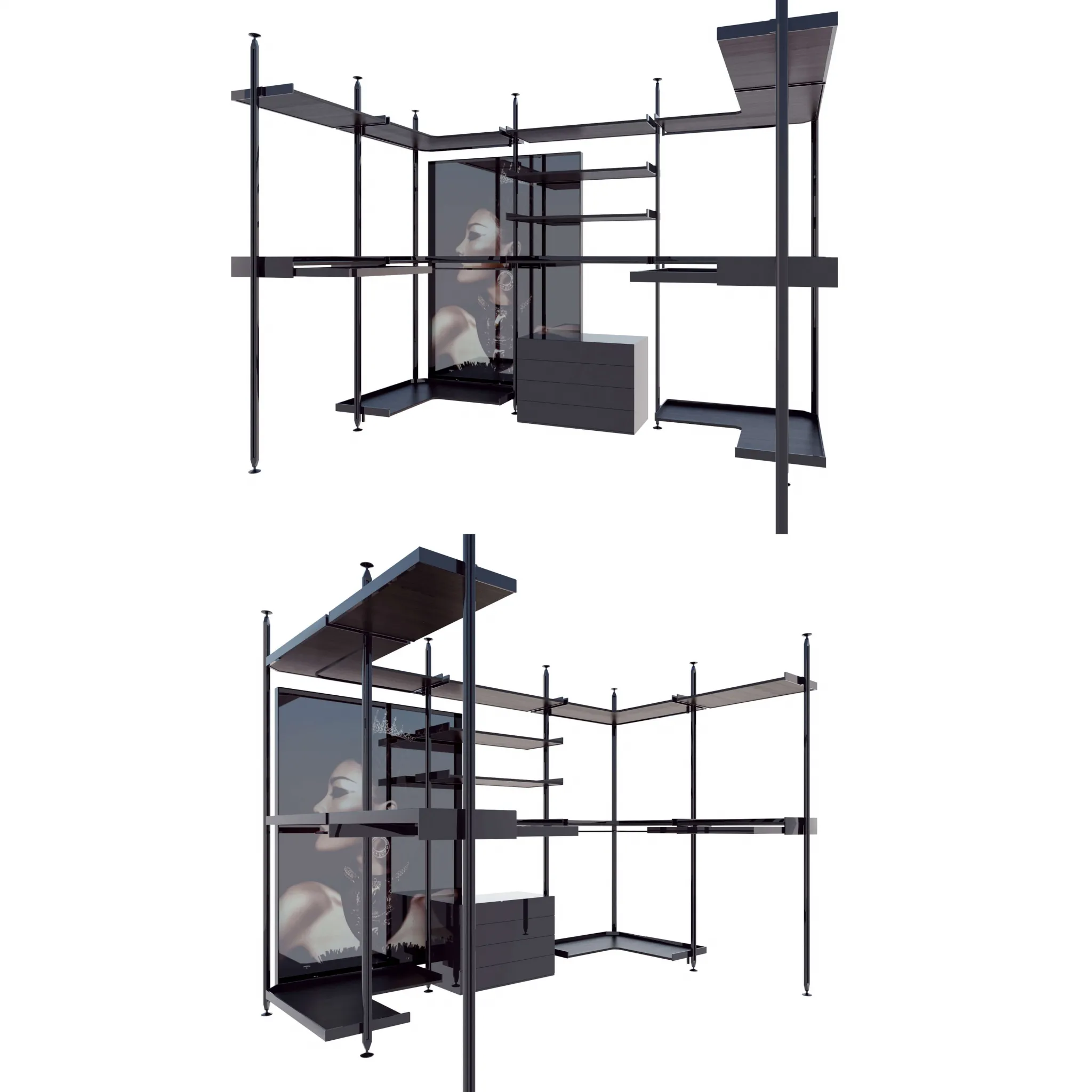 furniture – Rimadesio zenit system 03 3D Model