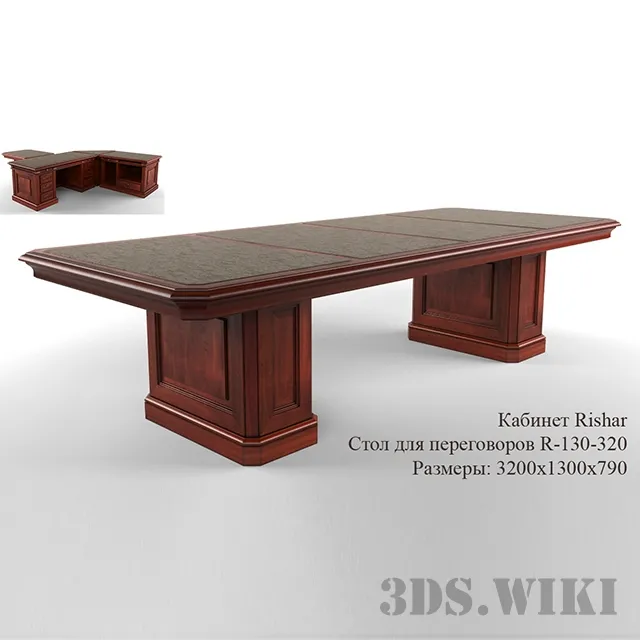 furniture – Rishar office conference table R-130-320 3D Model