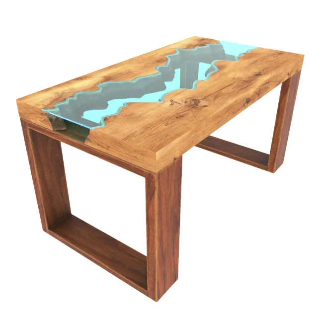 furniture – River table 09 3D Model furniture – River table 09 3D Model