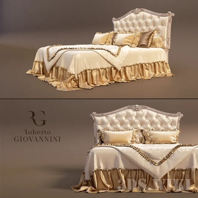 furniture – Roberto Giovannini bed 3D Model