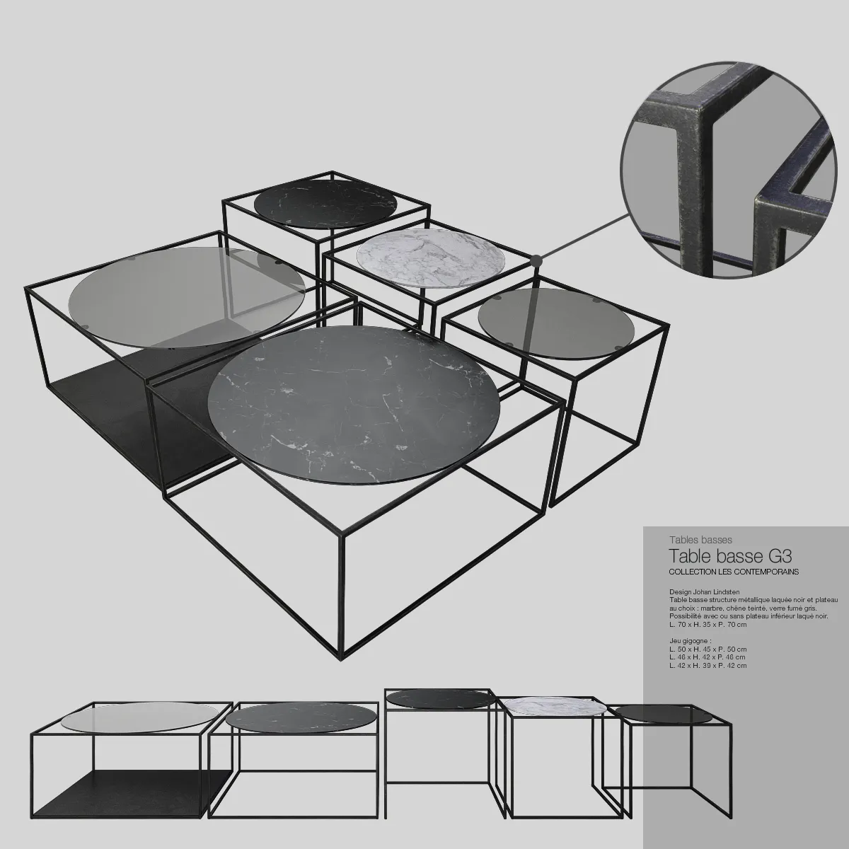 furniture – Roche Bobois table 52 3D Model