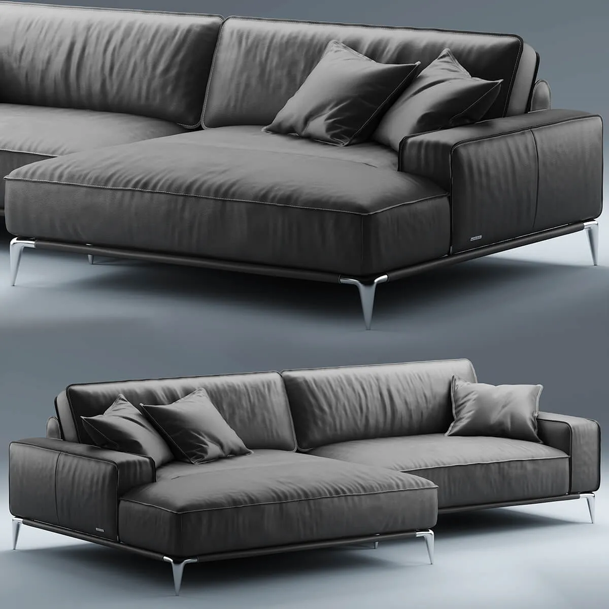 furniture – Rochebobois Sofa Dange Ellica 3D Model