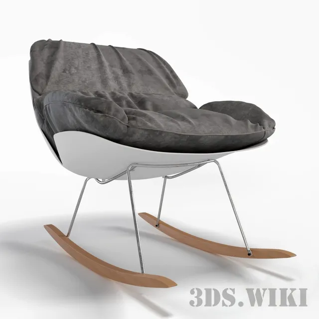 furniture – Rocking chair Bay Francesco Bellini 3D Model