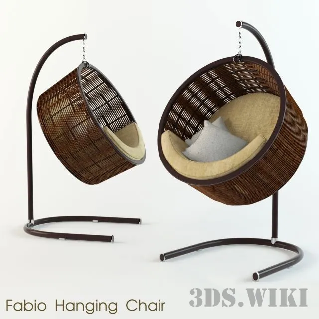 furniture – Rocking chair Fabio Hanging 3D Model