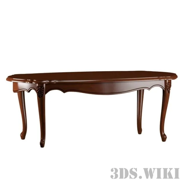 furniture – Romanian table from Mobex factory 3D Model