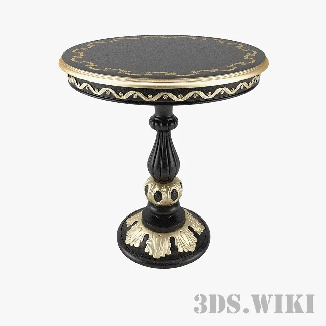 furniture – Round coffee table Modenese Gastone Art 12614 3D Model