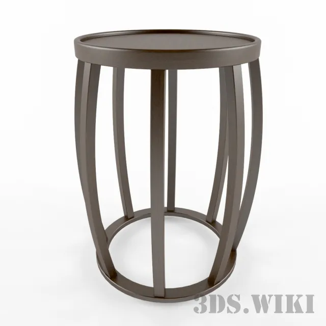 furniture – Round modern sideboard 3D Model