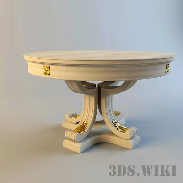 furniture – Round table Martini Mobili 3D Model