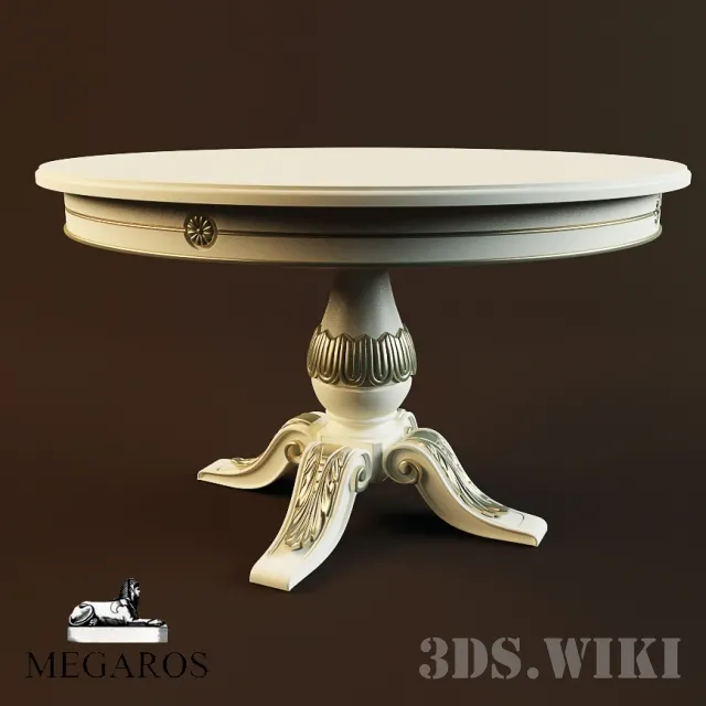 furniture – Round table Megaros DUCA D’ESTE 3D Model