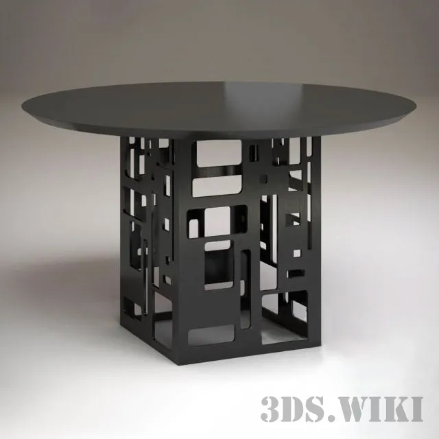 furniture – Round table Velasca 3D Model