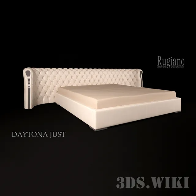furniture – Rugiano Daytona Just bed 3D Model furniture – Rugiano Daytona Just bed 3D Model