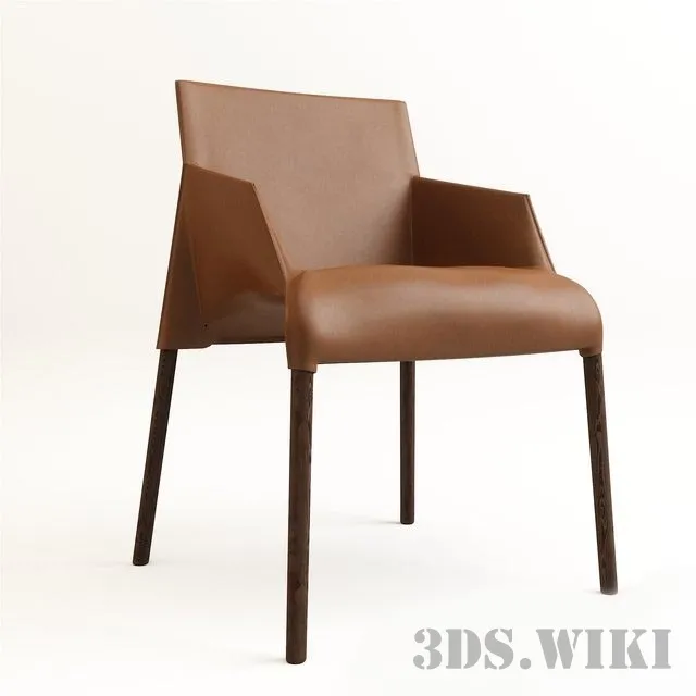 furniture – Seattle chair by Poliform 3D Model
