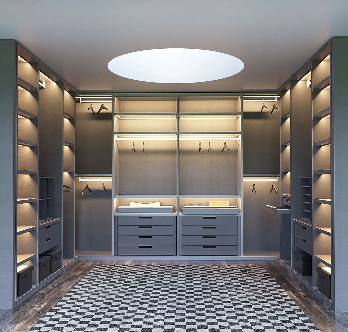 furniture – Senzafine walk-in closet from Poliform 3D Model