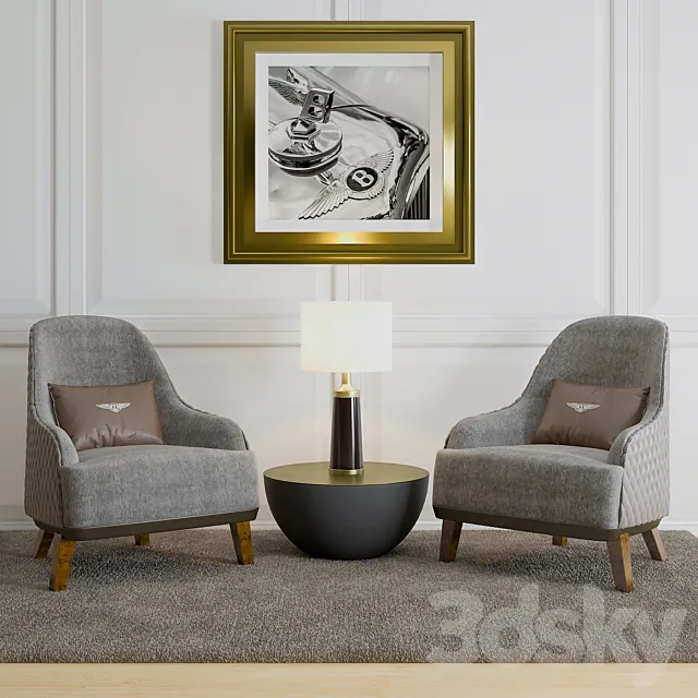 Furniture set 3D Model Furniture set 3D Model