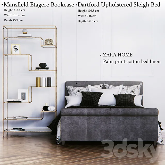 Furniture set 3D Model