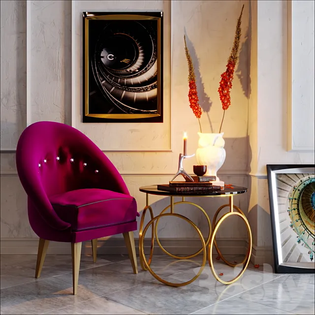 Furniture set 3DModel Furniture set 3DModel