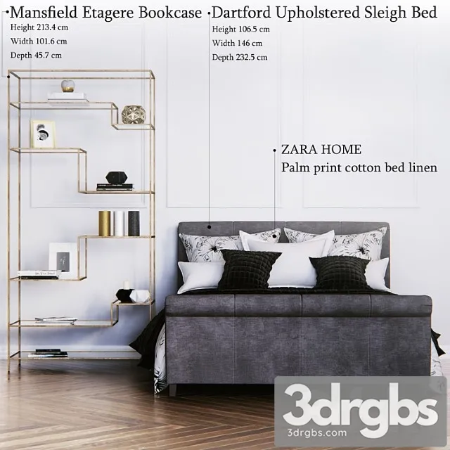 Furniture Set 6 3D Model Download