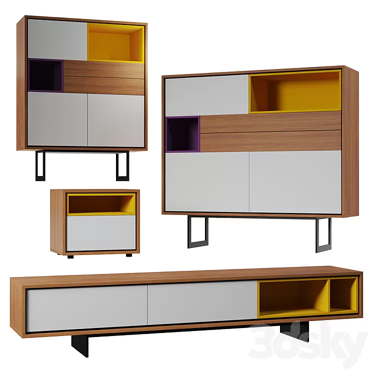 Furniture set Astra 3D Model Furniture set Astra 3D Model