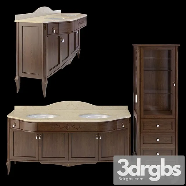 Furniture Set Epoque Plutone 3D Model Download