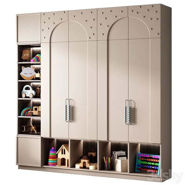 Furniture set for interior 002 3D Model Furniture set for interior 002 3D Model