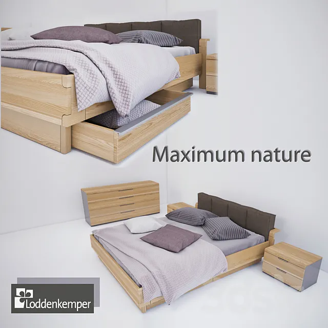 Furniture Set Loddenkemper (Germany) kollektsiya Maximum nature 3D Model