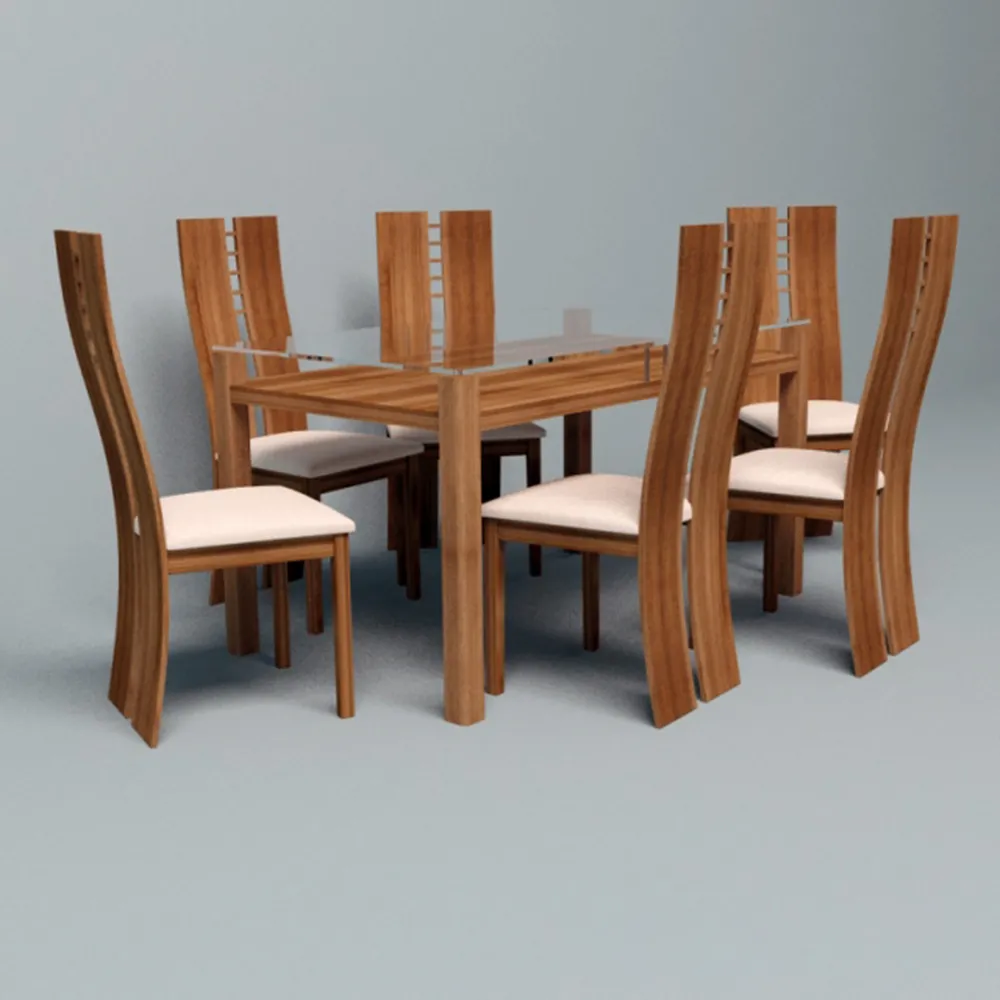 furniture – Set of table and chairs 3D Model