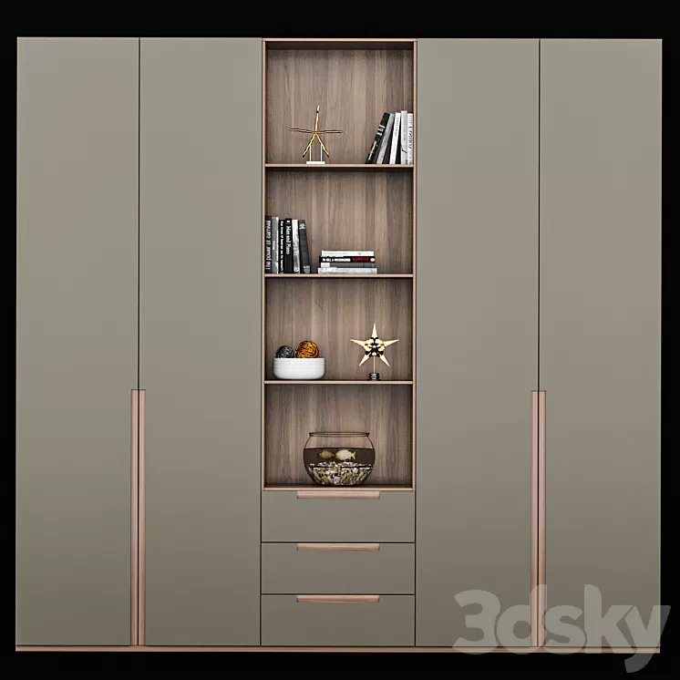 Furniture Shelf 026 3D Model