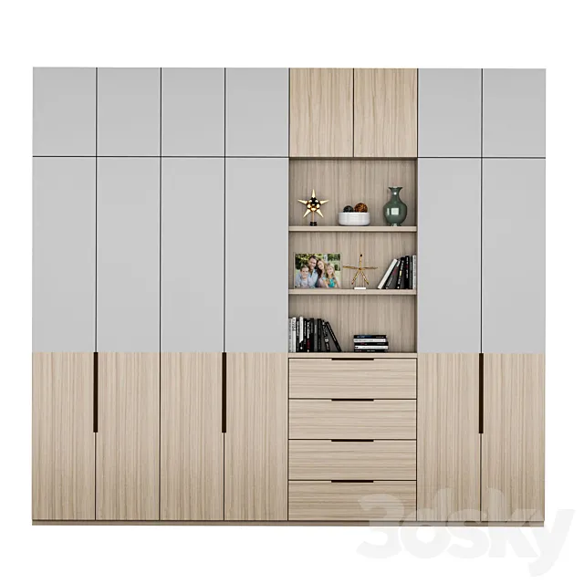 furniture shelf_001 3D Model