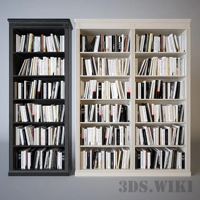 furniture – Shelves With Books 3D Model furniture – Shelves With Books 3D Model