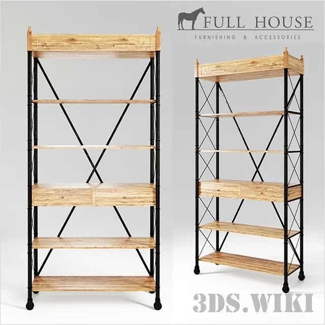 furniture – Shelving unit 1BCBG009 from Full House 3D Model furniture – Shelving unit 1BCBG009 from Full House 3D Model
