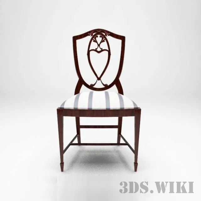 furniture – Shielback dining chair 3D Model