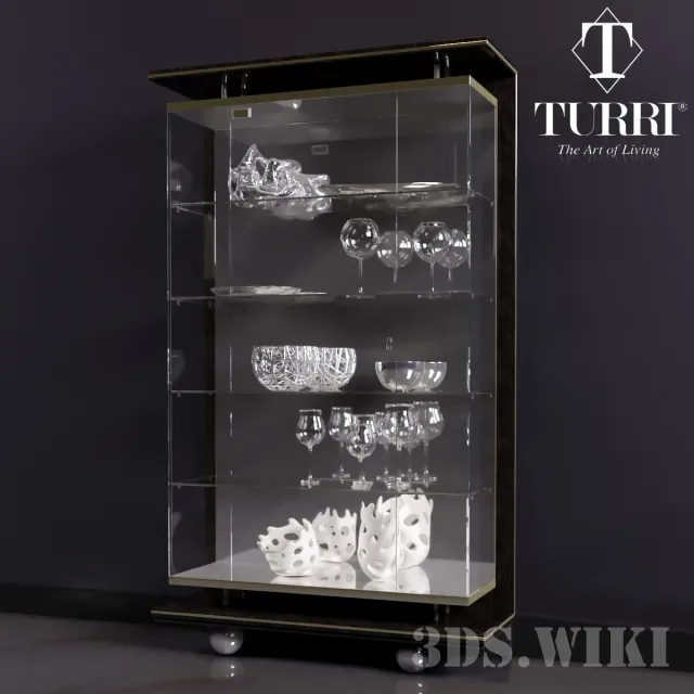 furniture – Showcase Turri 3D Model furniture – Showcase Turri 3D Model