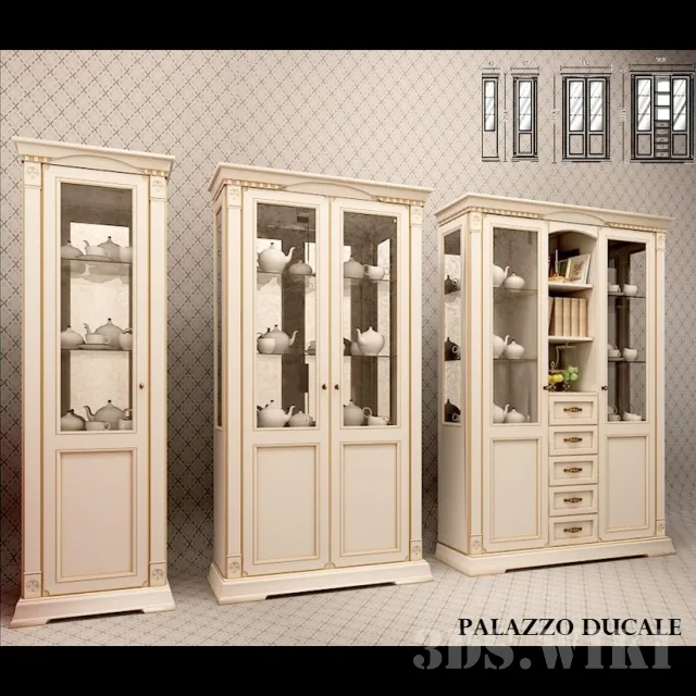 furniture – Showcases Palazzo Ducale Laccato 3D Model furniture – Showcases Palazzo Ducale Laccato 3D Model