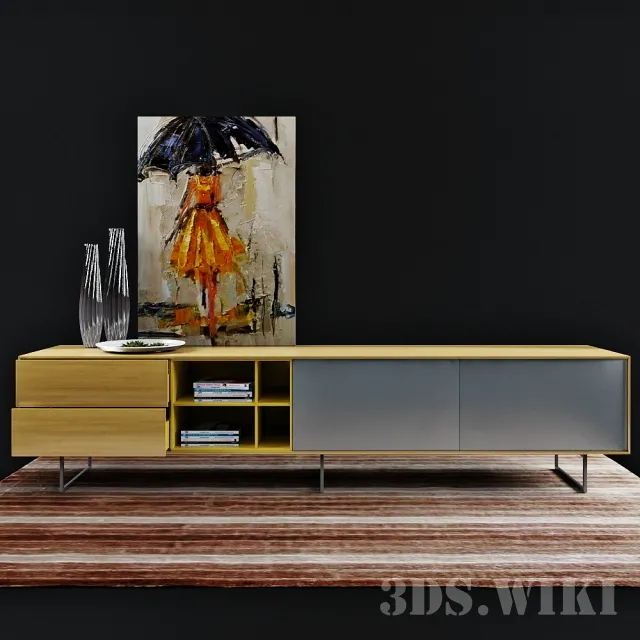 furniture – Sideboard AURA C8-3 by TREKU 3D Model
