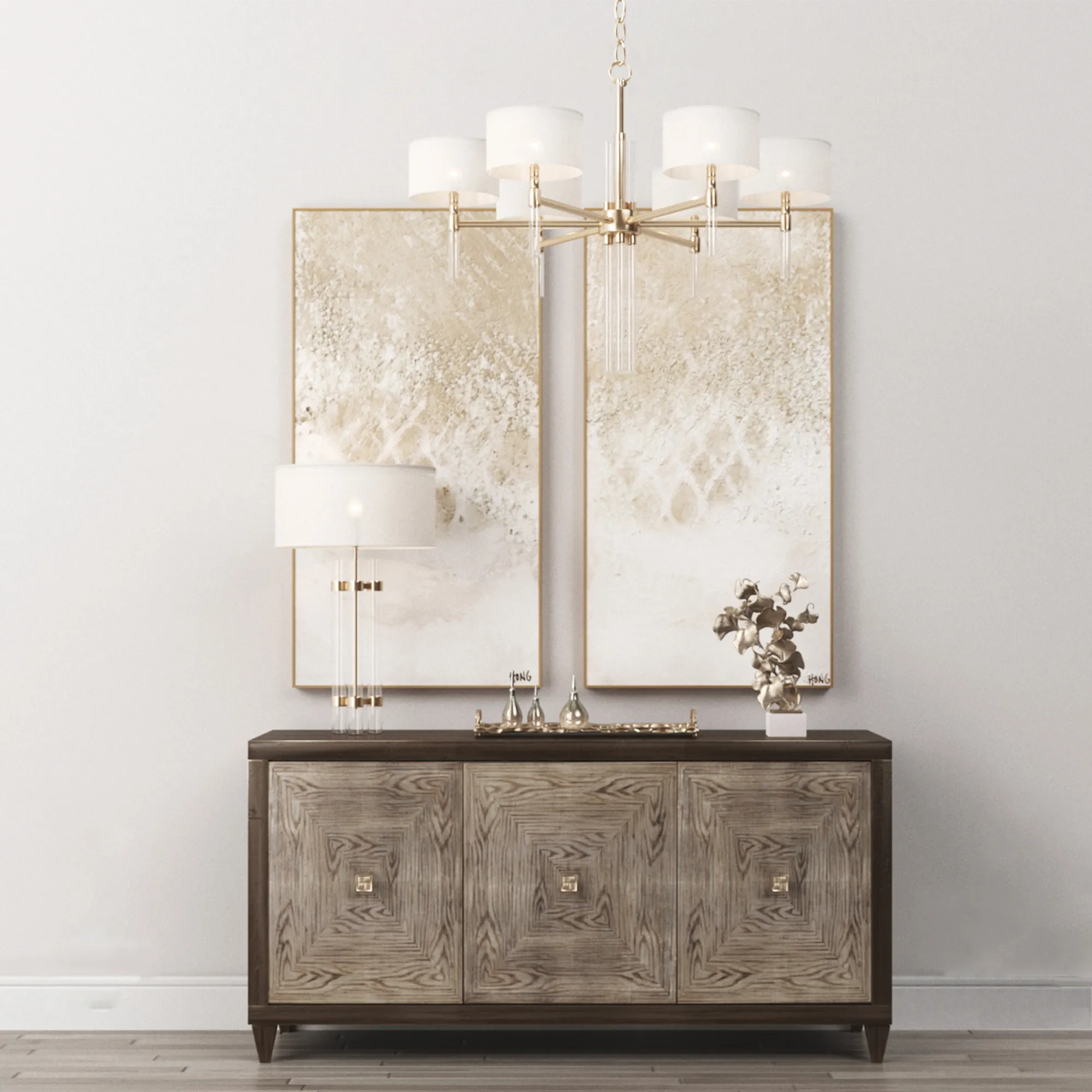 furniture – Sideboard with table lamp 05 3D Model furniture – Sideboard with table lamp 05 3D Model