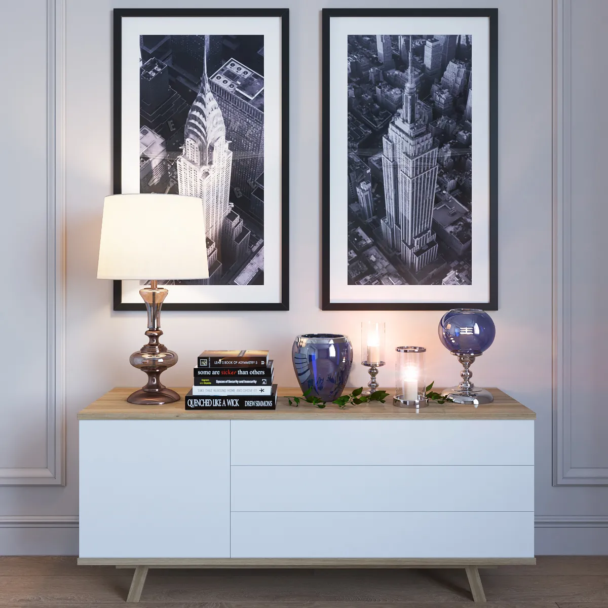 furniture – Sideboard with table lamp 06 3D Model furniture – Sideboard with table lamp 06 3D Model