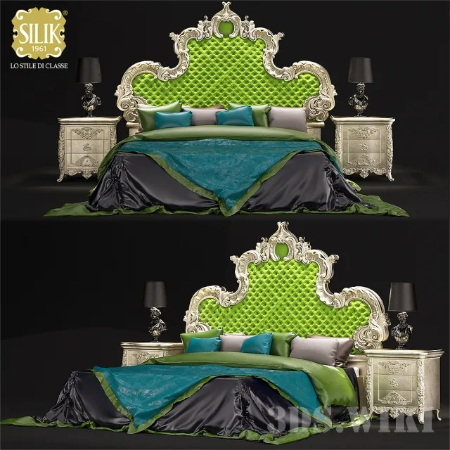 furniture – Silik Aura bed 3D Model furniture – Silik Aura bed 3D Model