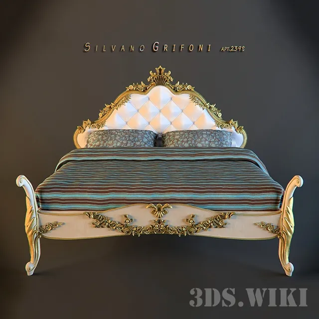 furniture – Silvano Grifoni Art bed. 2398 3D Model furniture – Silvano Grifoni Art bed. 2398 3D Model
