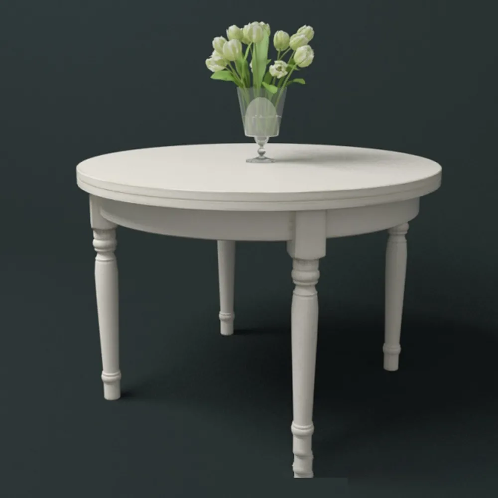 furniture – Simple round table 3D Model