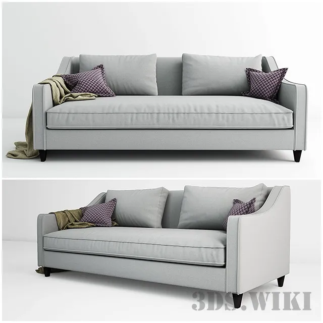 furniture – Simple series double sofa 3D Model furniture – Simple series double sofa 3D Model
