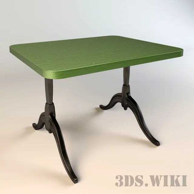 furniture – Simple table with metal legs 3D Model furniture – Simple table with metal legs 3D Model