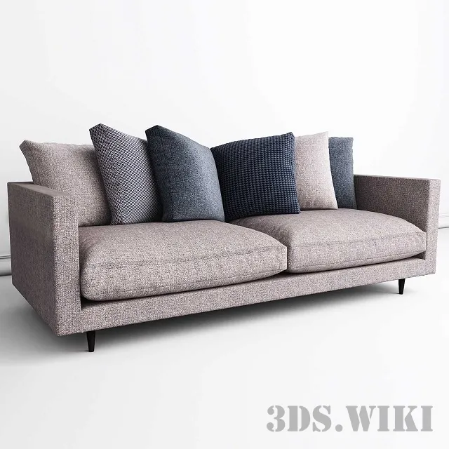 furniture – Simple two-seater sofa 3D Model furniture – Simple two-seater sofa 3D Model