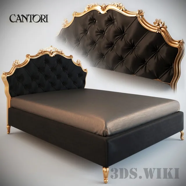 furniture – Sissi Capitonne Cantori Bed 3D Model furniture – Sissi Capitonne Cantori Bed 3D Model