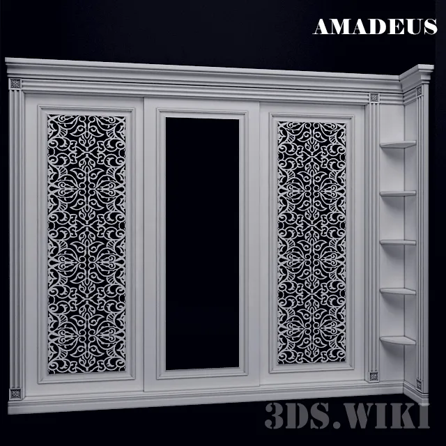 furniture – Sliding wardrobe Amadeus 3D Model furniture – Sliding wardrobe Amadeus 3D Model