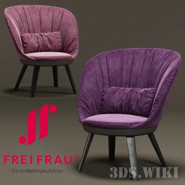 furniture – Small armchair Romy Collection By Freifrau 3D Model