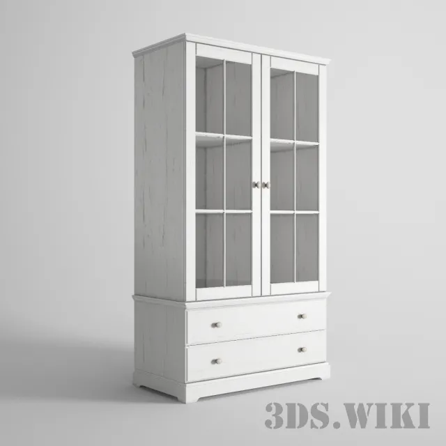 furniture – Small Bookcase Showcase 3D Model