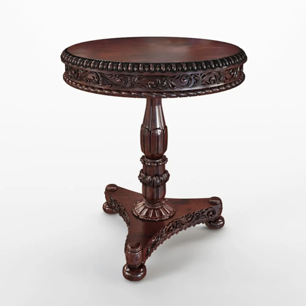 furniture – Small Round Coffee Table 3D Model