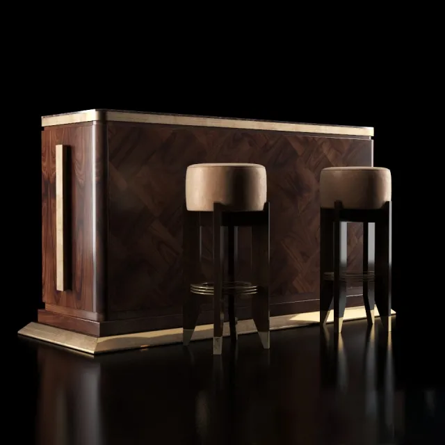 furniture – Smania Bar Set 3D Model furniture – Smania Bar Set 3D Model