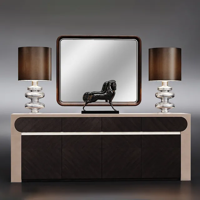 furniture – Smania Lock chest of drawer 240 3D Model furniture – Smania Lock chest of drawer 240 3D Model