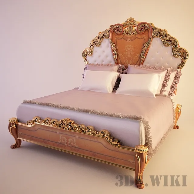 furniture – Socci Anchise Mobili Gran Palace GP bed. 200 3D Model furniture – Socci Anchise Mobili Gran Palace GP bed. 200 3D Model